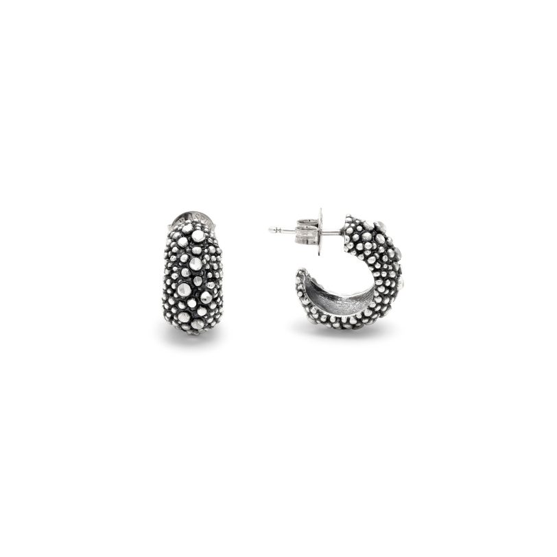 Petit Perlage Earrings עגילי כסף