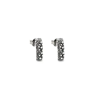 Petit Perlage Small Earrings עגילי כסף