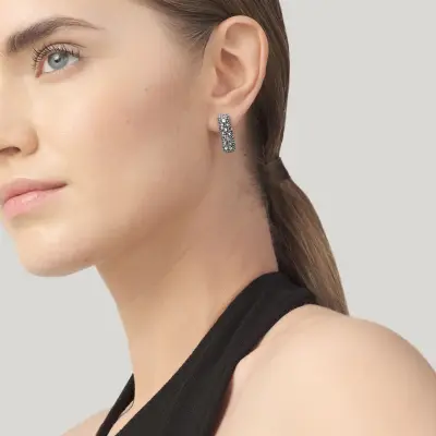 Petit Perlage Small Earrings עגילי כסף