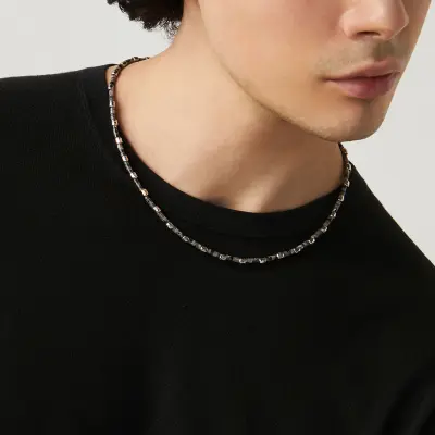 Labradorite Tango Necklace שרשרת כסף