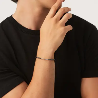 Grey Cubes Bracelet צמיד כסף