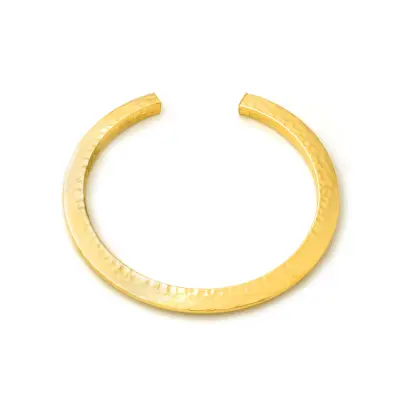 Blade Big Necklace gold-plated קולר כסף